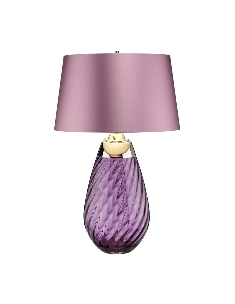 Table lamps with lampshade - Elstead LENA Table Lamp E27+GU10 1x60W+1x7W Purple LENA-TL-L-PLUM - product kolory-swiatla.pl 4