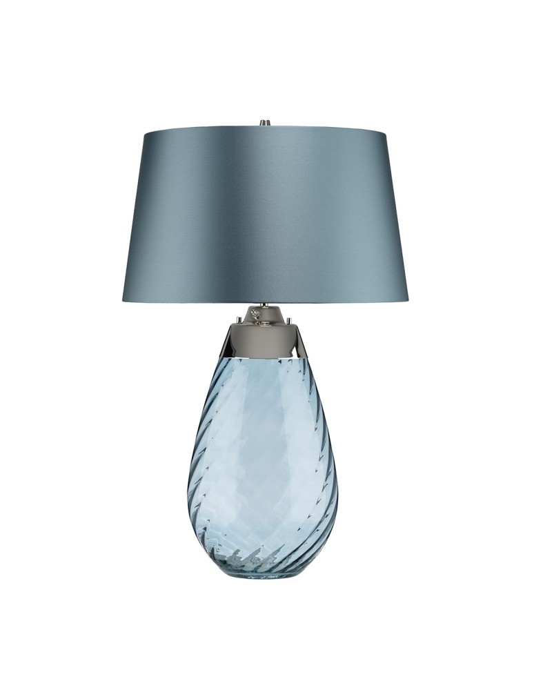 Table lamps with lampshade - Elstead LENA Table Lamp E27+GU10 1x60W+1x7W Blue LENA-TL-L-BLUE - product kolory-swiatla.pl 3