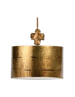 Elstead Lighting Flambeau Pendant FRAGMENT 1x100W E27 FB/FRAGMENT-G/PL