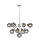 Modern chandeliers - Elstead KULA Chandelier E14 9x8W Nickel KULA9 - product 1