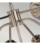 Modern chandeliers - Elstead KULA Chandelier E14 9x8W Nickel KULA9 - product 4
