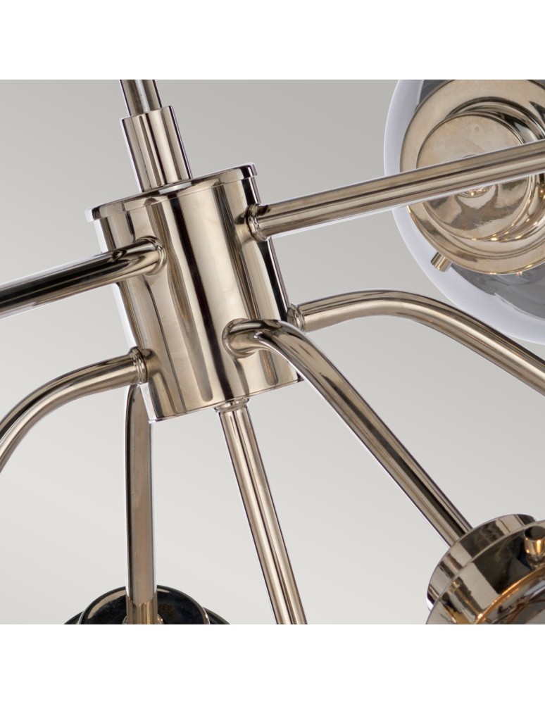 Modern chandeliers - Elstead KULA Chandelier E14 9x8W Nickel KULA9 - product kolory-swiatla.pl 4