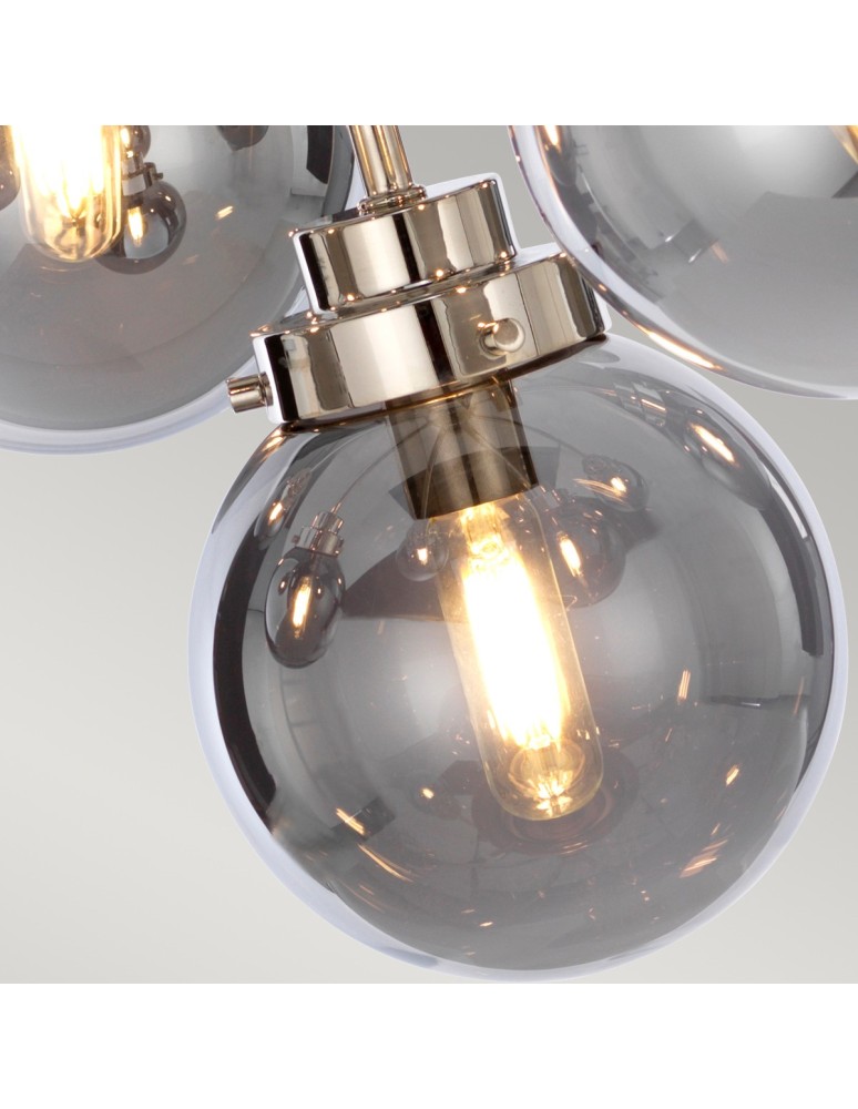 Modern chandeliers - Elstead KULA Chandelier E14 9x8W Nickel KULA9 - product kolory-swiatla.pl 5