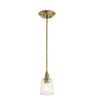 Pendant lamps - Elstead WAVERLY Pendant E27 1x60W Brass KL-WAVERLY-MP-NBR - product 1