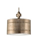 Pendant lamps with lampshade - Elstead Lighting Flambeau Pendant FRAGMENT 1x100W E27 FB/Fragment-S/PL - product 1