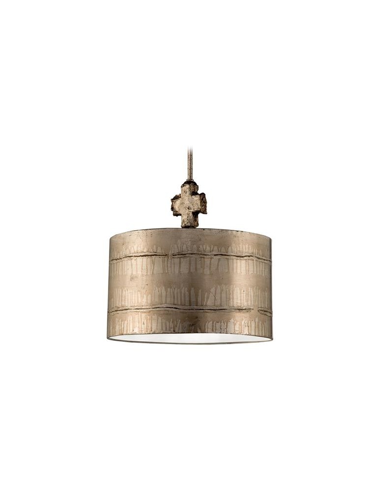 Pendant lamps with lampshade - Elstead Lighting Flambeau Pendant FRAGMENT 1x100W E27 FB/Fragment-S/PL - product kolory-swiatla.pl 1