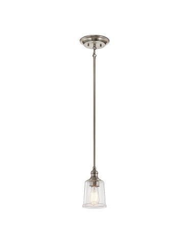 Elstead WAVERLY Pendant E27 1x60W Zinc KL-WAVERLY-MP-CLP