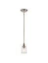 Elstead WAVERLY Pendant E27 1x60W Zinc KL-WAVERLY-MP-CLP