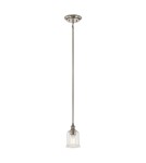 Pendant lamps - Elstead WAVERLY Pendant E27 1x60W Zinc KL-WAVERLY-MP-CLP - product 2