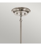 Pendant lamps - Elstead WAVERLY Pendant E27 1x60W Zinc KL-WAVERLY-MP-CLP - product 3