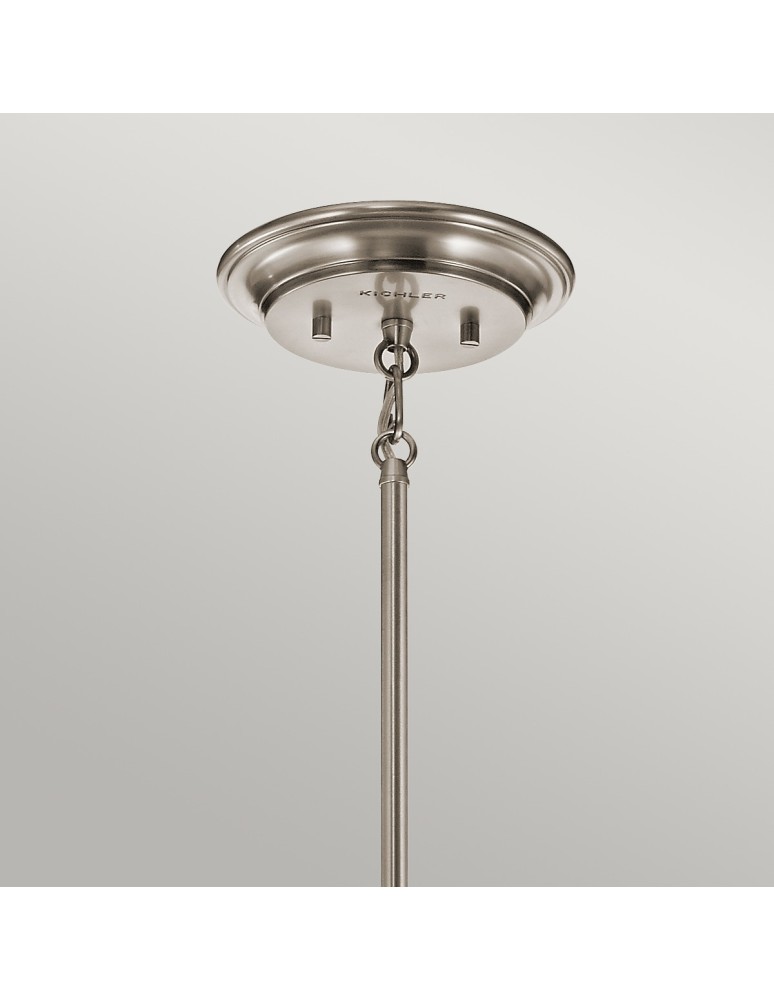 Pendant lamps - Elstead WAVERLY Pendant E27 1x60W Zinc KL-WAVERLY-MP-CLP - product kolory-swiatla.pl 3