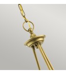 Retro chandeliers - Elstead WAVERLY Chandelier E27 5x60W Brass KL-WAVERLY5-NBR - product 3