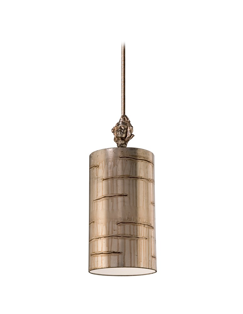 Pendant lamps with lampshade - Elstead Lighting Flambeau Pendant FRAGMENT 1x100W E27 FB/Fragment-S/PS - product kolory-swiatla.pl 1