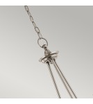 Retro chandeliers - Elstead WAVERLY E27 5x60W Zinc Chandelier KL-WAVERLY5-CLP - product 3