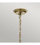 Retro chandeliers - Elstead WAVERLY Chandelier E27 3x60W Brass KL-WAVERLY3-NBR - product 2