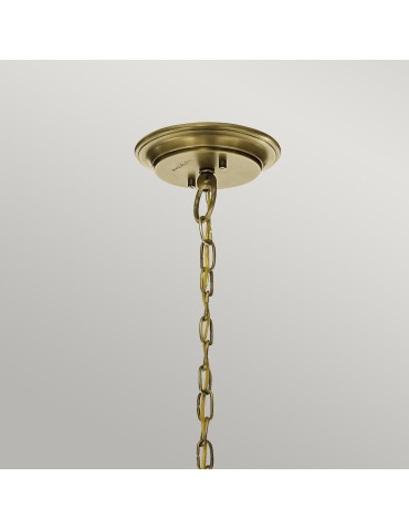 Elstead WAVERLY Chandelier E27 3x60W Brass KL-WAVERLY3-NBR - product 2