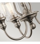 Retro chandeliers - Elstead WAVERLY E27 3x60W Zinc Chandelier KL-WAVERLY3-CLP - product 4