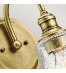 Wall lamps - Elstead WAVERLY Wall lamp E27 1x60W Brass KL-WAVERLY1-NBR - product 3