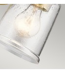 Wall lamps - Elstead WAVERLY Wall lamp E27 1x60W Brass KL-WAVERLY1-NBR - product 4