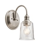 Wall lamps - Elstead WAVERLY Wall lamp E27 1x60W Zinc KL-WAVERLY1-CLP - product 1