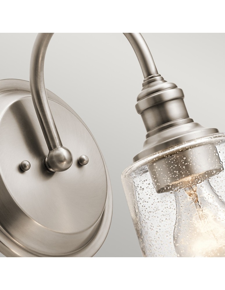 Kinkiety - Elstead WAVERLY Kinkiet E27 1x60W Cynkowy KL-WAVERLY1-CLP - produkt kolory-swiatla.pl 3