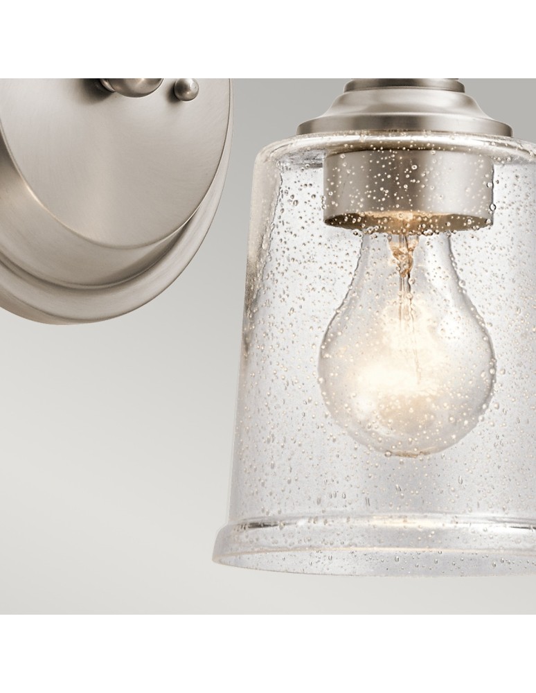 Kinkiety - Elstead WAVERLY Kinkiet E27 1x60W Cynkowy KL-WAVERLY1-CLP - produkt kolory-swiatla.pl 4