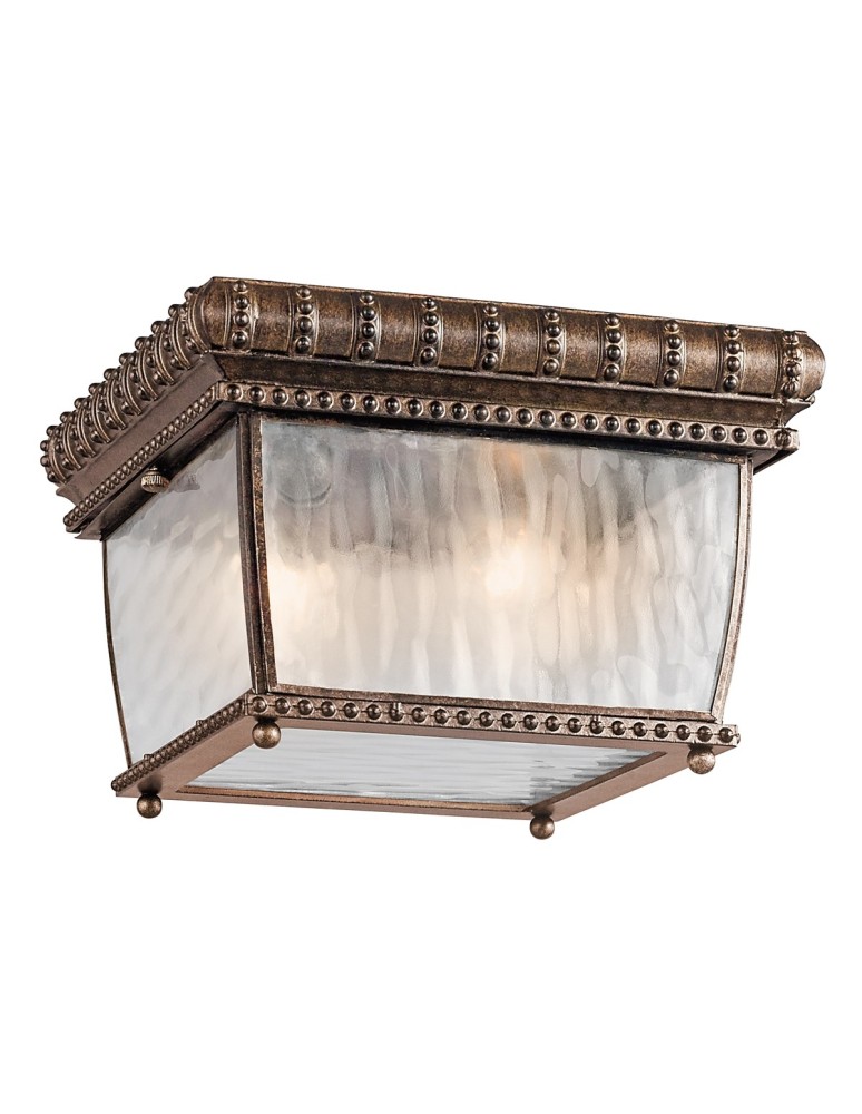 Outdoor ceiling lamps - Elstead VENETIAN RAIN Plafond E14 2x40W IP44 Brushed Bronze KL-VENETIAN-F - product kolory-swiatla.pl 1