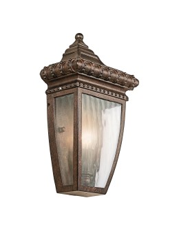 Elstead VENETIAN RAIN Kinkiet E14 1x60W IP44 Szczotkowany Brąz KL-VENETIAN7-S