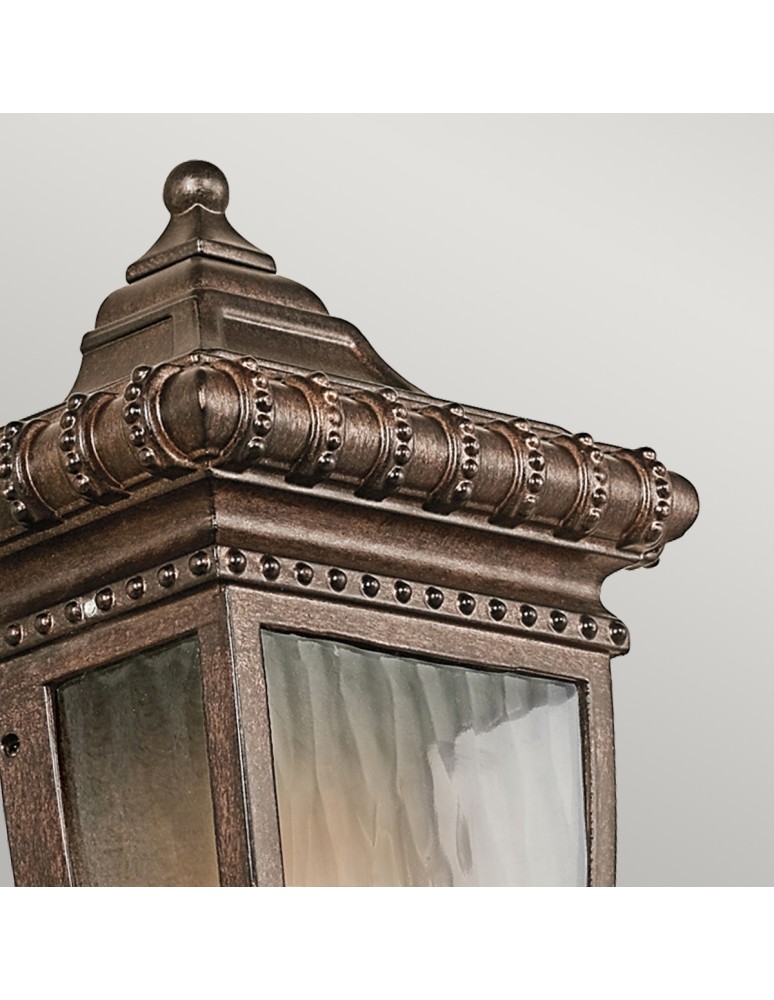 Outdoor wall lamps - Elstead VENETIAN RAIN Wall lamp E14 1x60W IP44 Brushed Bronze KL-VENETIAN7-S - product kolory-swiatla.pl 2