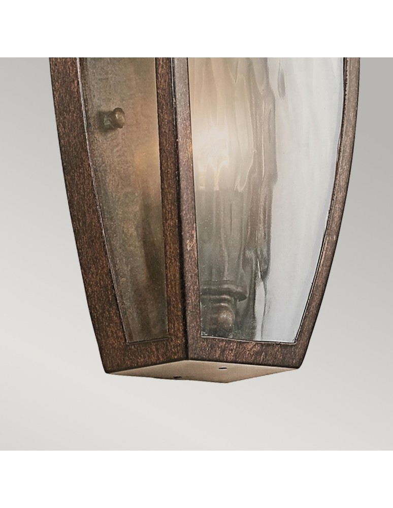 Outdoor wall lamps - Elstead VENETIAN RAIN Wall lamp E14 1x60W IP44 Brushed Bronze KL-VENETIAN7-S - product kolory-swiatla.pl 3