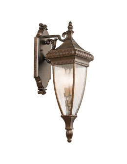 Elstead VENETIAN RAIN Kinkiet E14 2x60W IP44 Szczotkowany Brąz KL-VENETIAN2-M