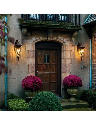 Elstead VENETIAN RAIN Wall lamp E14 3x60W IP44 Brushed Bronze KL-VENETIAN2-L - product 2