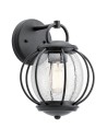 Elstead VANDALIA Wall lamp E27 1x60W IP44 Black KL-VANDALIA2-S