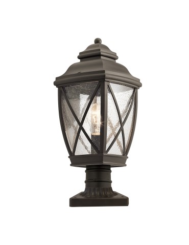 Elstead TANGIER Outdoor Standing E27 1x60W IP44 Antique Bronze KL-TANGIER3-M