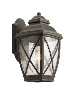 Elstead TANGIER Kinkiet E27 1x60W IP44 Antyczny Brąz KL-TANGIER2-M