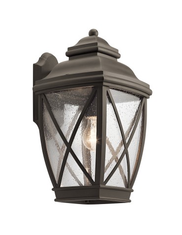 Elstead TANGIER Wall lamp E27 1x60W IP44 Antique Bronze KL-TANGIER2-L