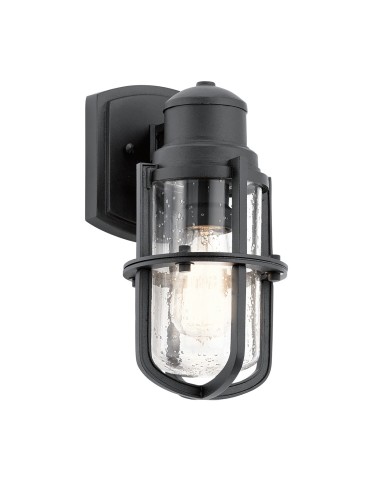 Elstead SURI Wall lamp E27 1x40W IP44 Black KL-SURI-S