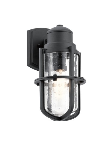 Elstead SURI Wall lamp E27 1x60W IP44 Black KL-SURI-M