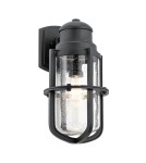 Outdoor wall lamps - Elstead SURI Wall lamp E27 1x60W IP44 Black KL-SURI-L - product 1