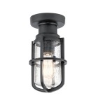 Standing garden lamps - Elstead SURI Outdoor Standing E27 1x40W IP44 Black KL-SURI-F - product 1