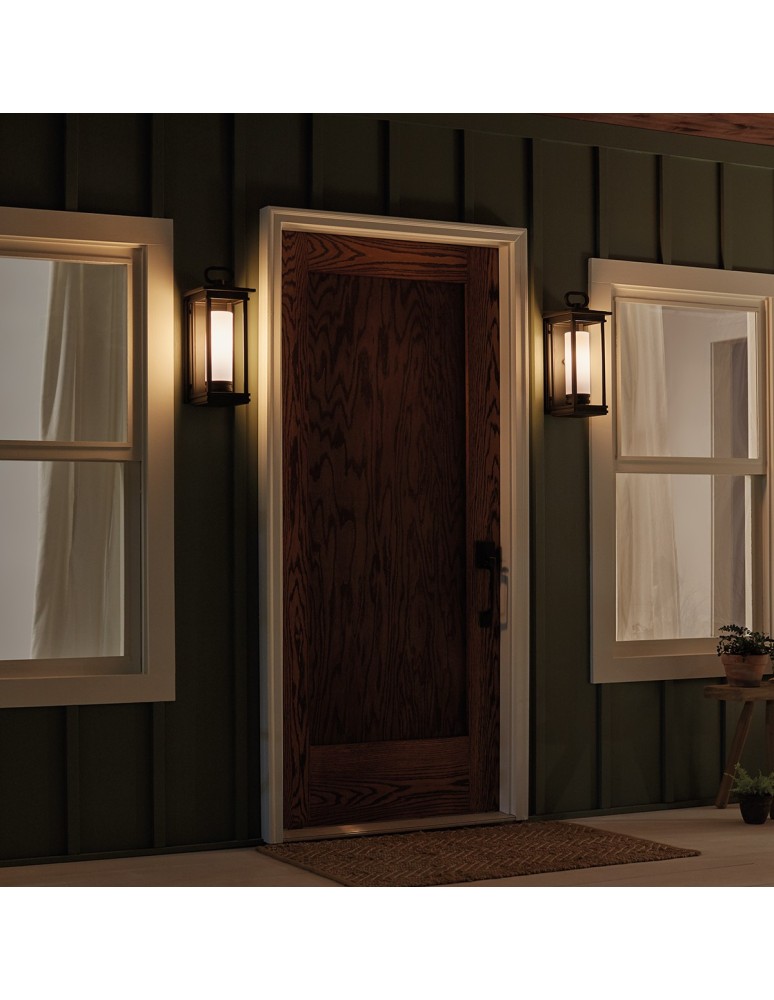 Outdoor wall lamps - Elstead SOUTH HOPE Wall lamp E27 1x60W IP44 Antique Bronze KL-SOUTH-HOPE-M - product kolory-swiatla.pl 6