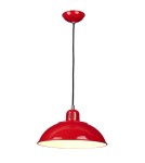 Pendant lamps - Elstead Lighting Interior Pendant FRANKLIN 1x60W E27 FRANKLIN/P RED - product 1