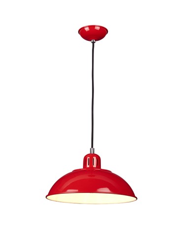 Elstead Lighting Interior Pendant FRANKLIN 1x60W E27 FRANKLIN/P RED