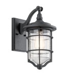 Outdoor wall lamps - Elstead ROYAL MARINE Wall lamp E27 1x60W IP44 Black KL-ROYAL-MARINE2-S - product 1