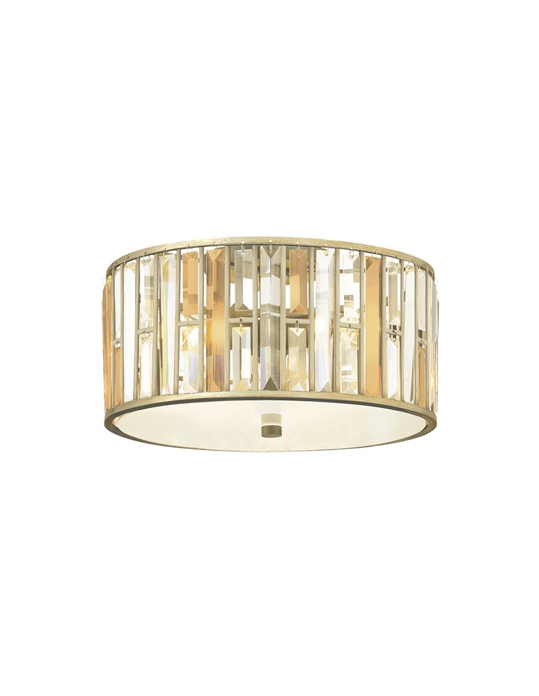 Ceiling lamps with crystals - Hinkley GEMMA 3x100W E27 HK/GEMMA/F SL Plafond. - product kolory-swiatla.pl 1
