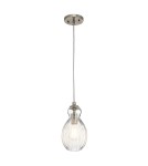 Pendant lamps - Elstead RIVIERA Pendant E27 1x60W Nickel KL-RIVIERA-P-C - product 1