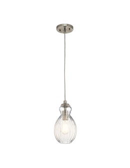 Elstead RIVIERA Pendant E27 1x60W Nickel KL-RIVIERA-P-C