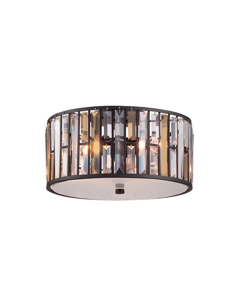 Ceiling lamps with crystals - Hinkley GEMMA 3x100W E27 HK/GEMMA/F VBZ Plafond. - product kolory-swiatla.pl 1