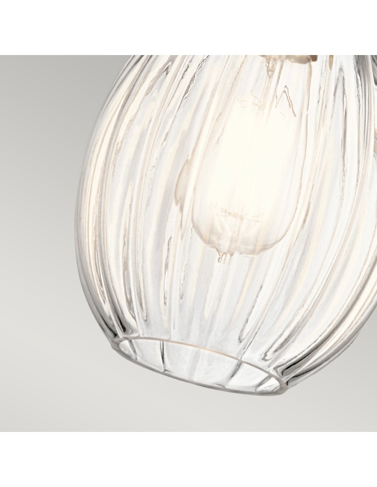 Pendant lamps - Elstead RIVIERA Pendant E27 1x60W Nickel KL-RIVIERA-P-C - product kolory-swiatla.pl 4