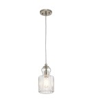 Pendant lamps - Elstead RIVIERA Pendant E27 1x60W Nickel KL-RIVIERA-P-B - product 1
